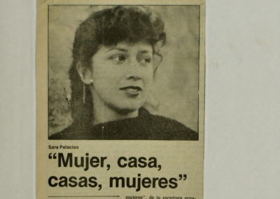 artículo de Mujeres casa de Sara Palacios