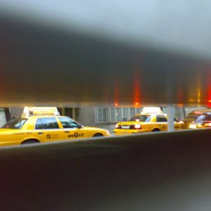 Cars between bars
